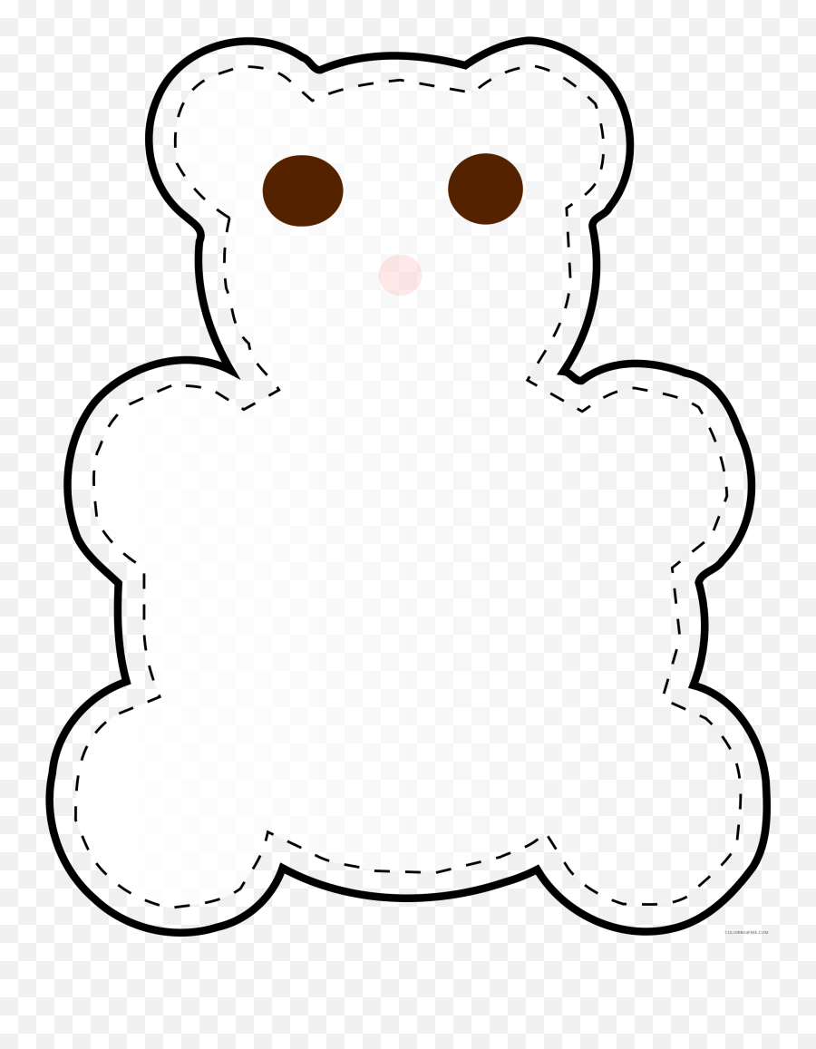 High Quality Bear Coloring Pages Bear - Dot Emoji,Pokemon Wynaut Emojis