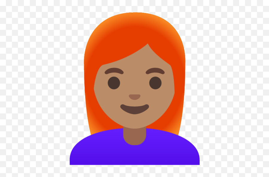 Medium Skin Tone Red Hair - Emoji,Slicked Back Hair Emoji