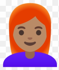 Medium Skin Tone Red Hair - Emoji,Slicked Back Hair Emoji