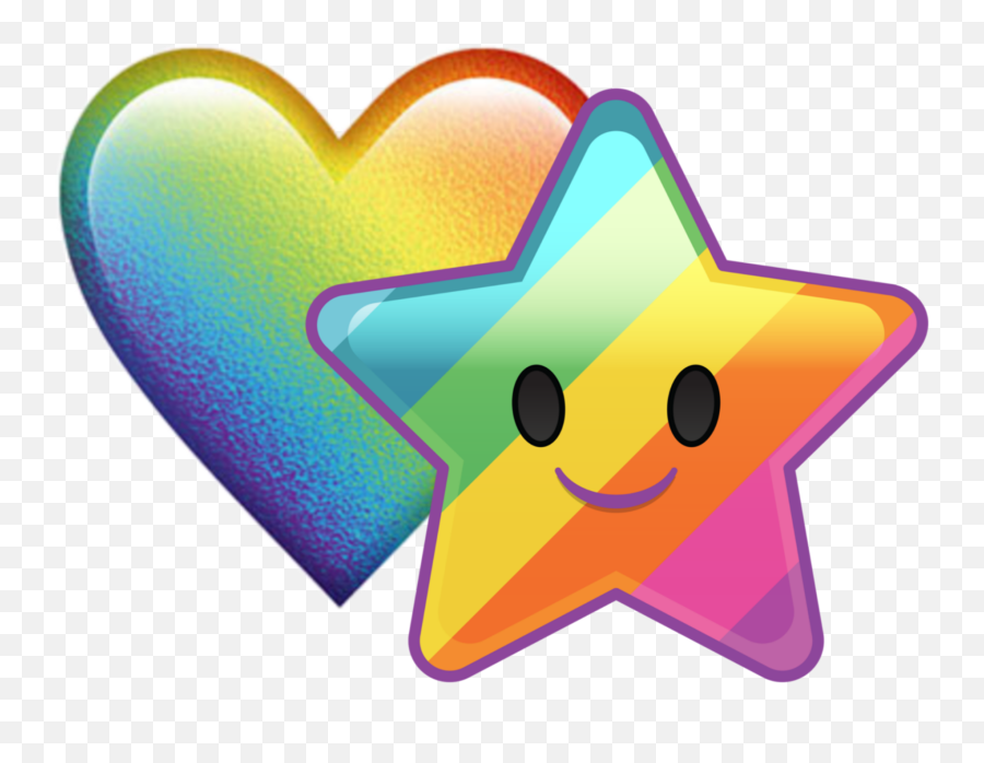 Mq Heart Star Emoji Emojis Sticker By Marras - Disney Emojis Rainbow Star,Transparent Emojis Star