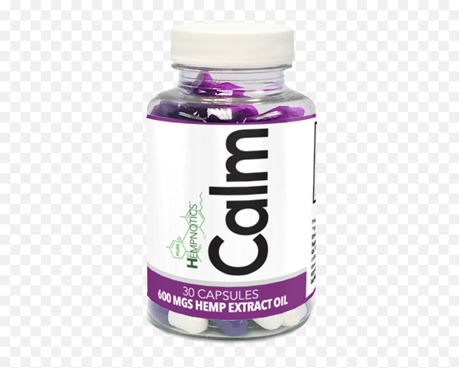 Calm Complex Capsules 600mg U2013 Pure Hempnotics Emoji,Emotion E3 Peak Ds