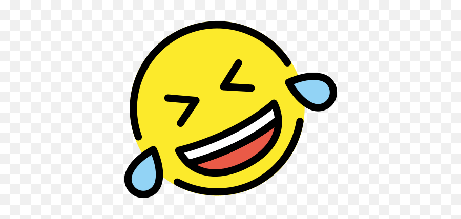Face Rolling With Laughter - Emoji Ridere,Laughing Emoticons -smiley Face