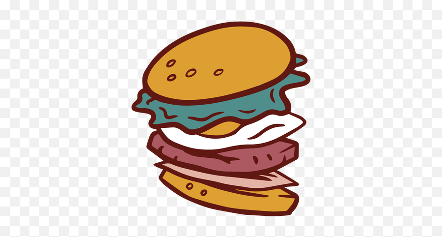 Paper Cone Fries Stroke Transparent Png U0026 Svg Vector - Burger Illustration Png Emoji,Cheeseburger Emoji Pillow
