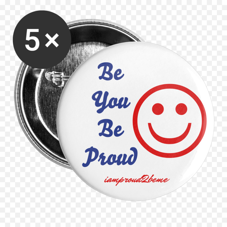 Happy Buttons U2013 Iamproud2beme Ostomy Apparel - Pretzel King Emoji,Red A Button Emoticon