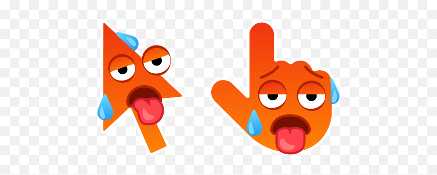 Cursoji - Hot Face Cursor U2013 Custom Cursor Emoji,Face With Stuck-out Tongue & Winking Eye Emoticon