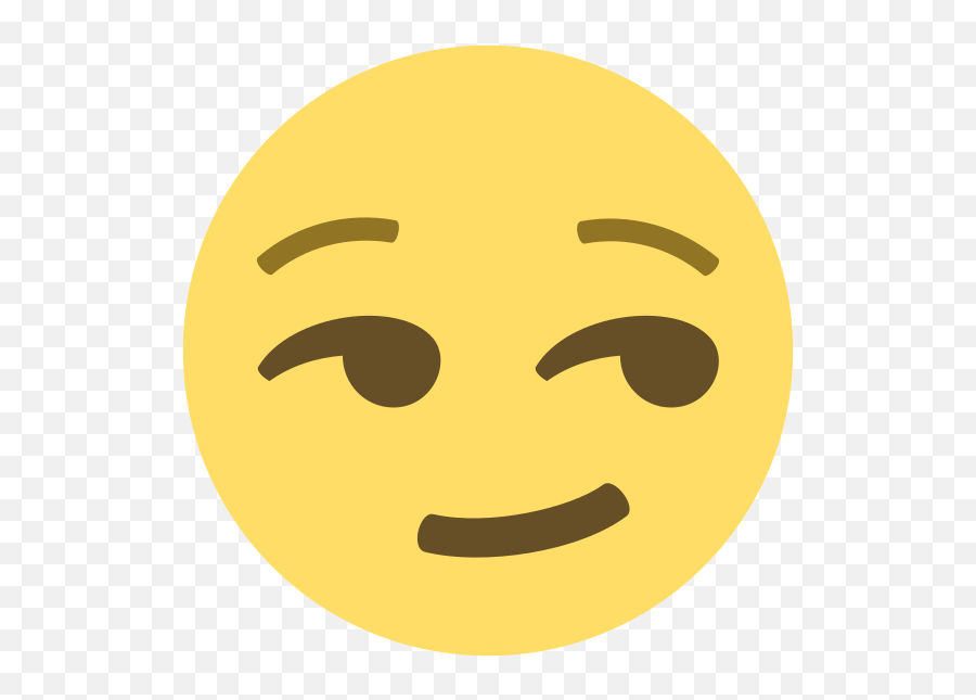 Smirking Face - Transparent Smirk Emoji Png,Peru Emoji
