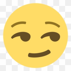 Smirking Face - Transparent Smirk Emoji Png,Peru Emoji