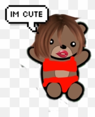 Hot Bear Sticker - Speech Bubble Pixel Emoji,Bear And Hot Emoji