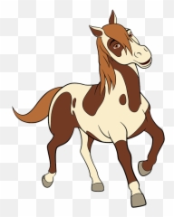 Horse Clipart Animated Horse Animated Transparent Free For - Spirit Riding Free Boomerang Clipart Emoji,Horse Riding Emoji