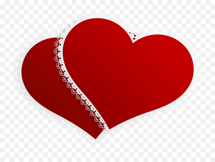 Valentine Double Hearts Decor Png Clipart Picture - Wedding Emoji,Lineas De Emoticon Gif