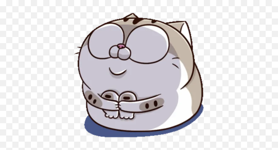 A Cute Little Fat Cat By You - Sticker Maker For Whatsapp Emoji,Fat Cute Cat Emoji