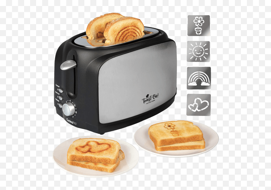 Toast On Extra - Wide 2slot Impression Toaster Emoji,Glass Case Of Emotion Giphy