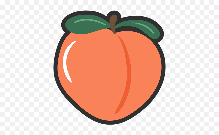 Pretty Peach Color Stroke Transparent Png U0026 Svg Vector Emoji,Peach Emoji