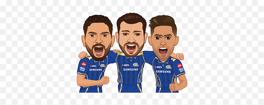 The Super Kings Choke - The Cricket Bunny Emoji,Three Kings Emoji