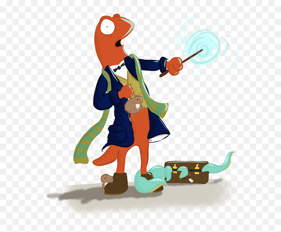 Newt Salamander - Fictional Character Emoji,Salamander Emoji