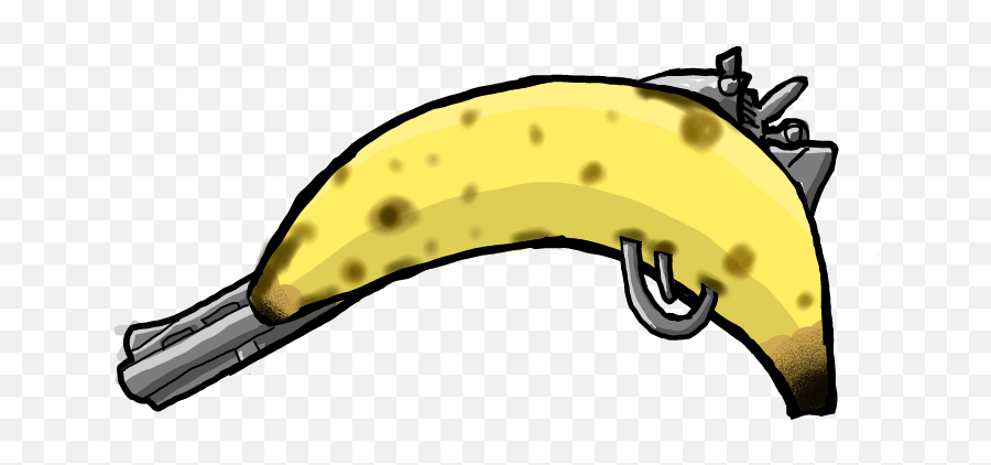 Banana Gun Sticker - Ripe Banana Emoji,Bananas Emoji