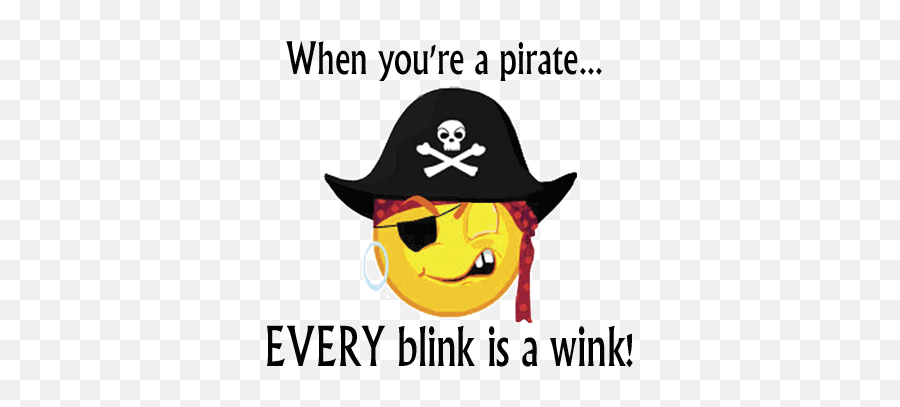 Eyepatch Or A Pirate - Pirate With Eye Patch Gif Emoji,Eye Patch Emoticon