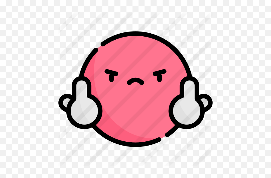 Middle Finger - Dot Emoji,Midfing Emoticon Facebook