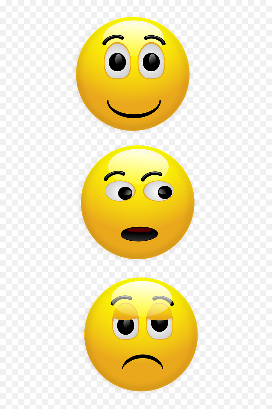 Download Free Photo Of Smileyhappyunhappywondering - Emoticon Emoji,Unhappy Emoji