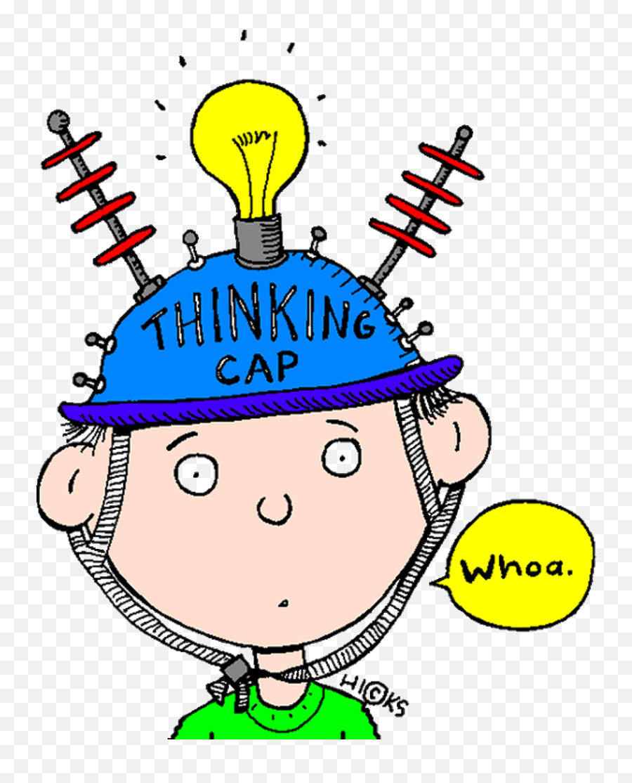 Positive Clipart Creative Thinker - Thinking Cap Clipart Emoji,Brainstorm Emoji