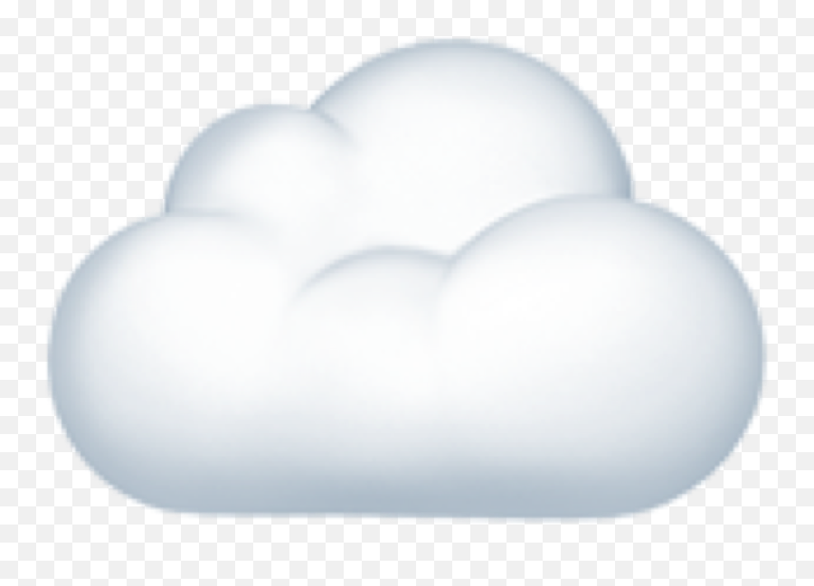 Download White Computing Cloud Emoji - Night,Lighting Emoji