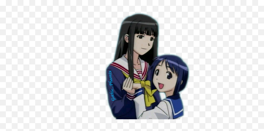 Shinobu And Motoko Love Hina Anime Psd Psd Free Download - Fictional Character Emoji,Free Anime Emoticons
