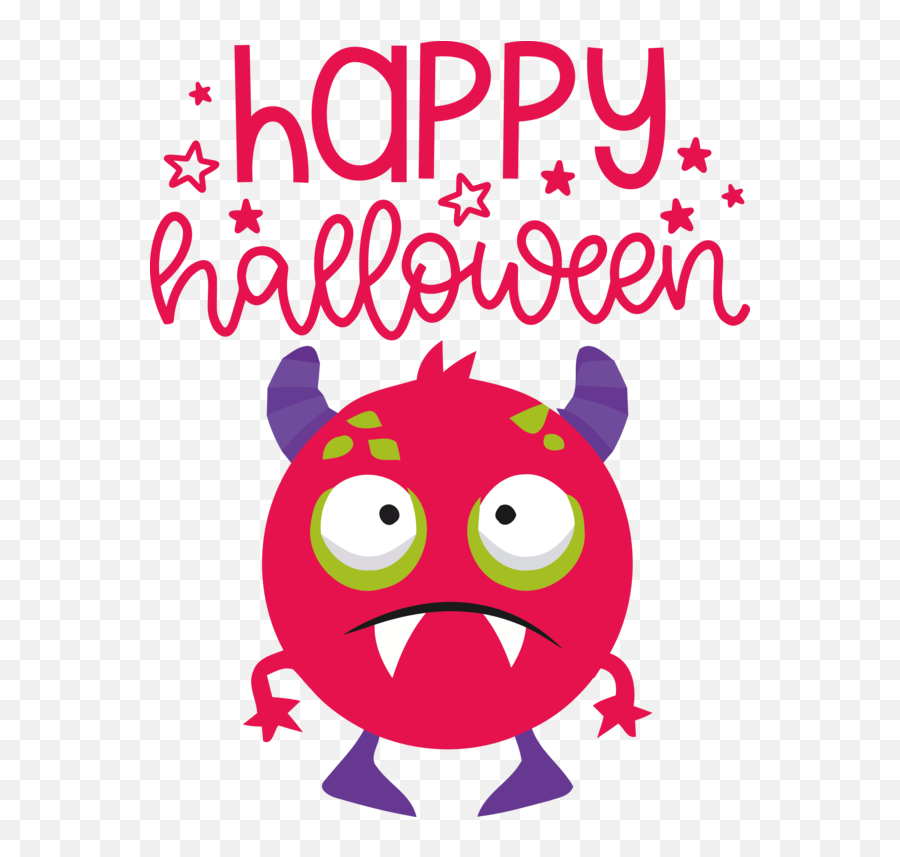Halloween Cartoon Line Text For Happy Halloween For - Dot Emoji,Witch Emoticon Text
