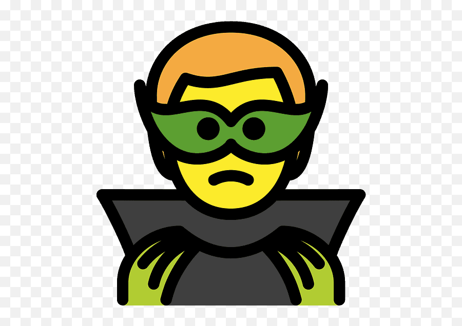 Supervillain Emoji - Supervillain,Criminal Emoji