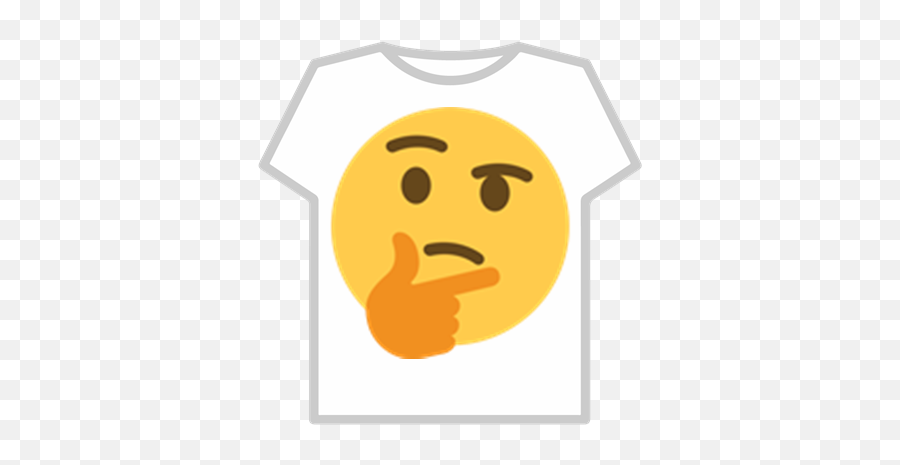 Thinking Emoji - Emoji Roblox T Shirts,Thinking Face Emoji Android