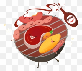 Barbecue Bbq Grillen Sticker - Bbq Party Png Emoji,Bbq Emoji