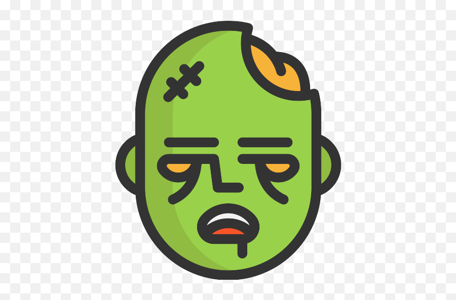 Emoji Zombie Halloween Sticker - Best Ico Icon,Zombie Emoji