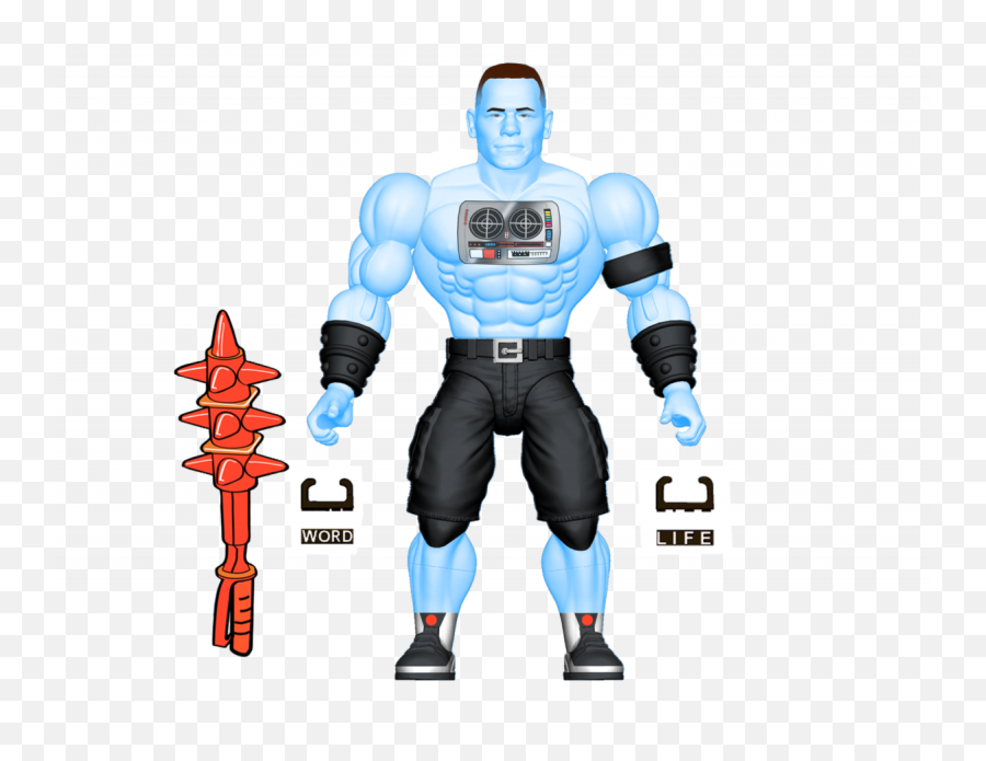 Masters Of The Wwe Universe Wave 2 3 - Masters Of The Wwe Faker Cena Png Emoji,John Cena Trumpet Emoji