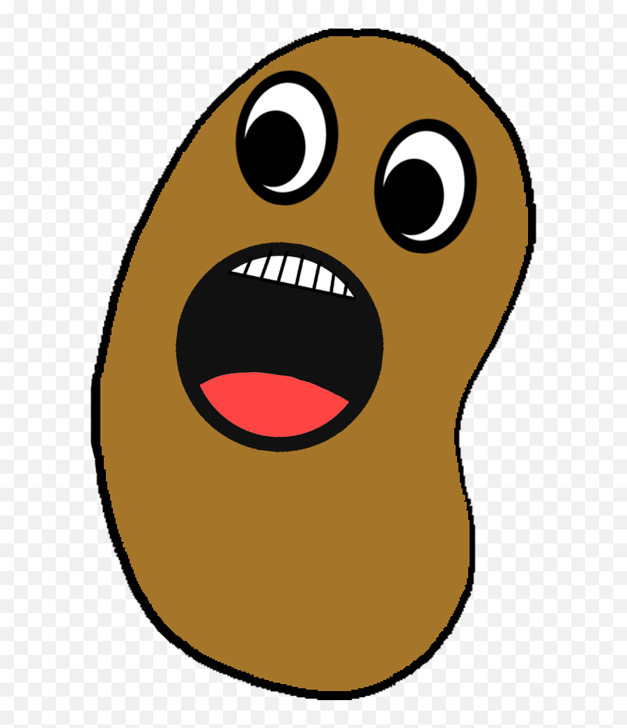 Download Cartoon Potato Potatoes Potato - Cartoon Potatoes Cartoon Potato With Face Emoji,Potato Emoji