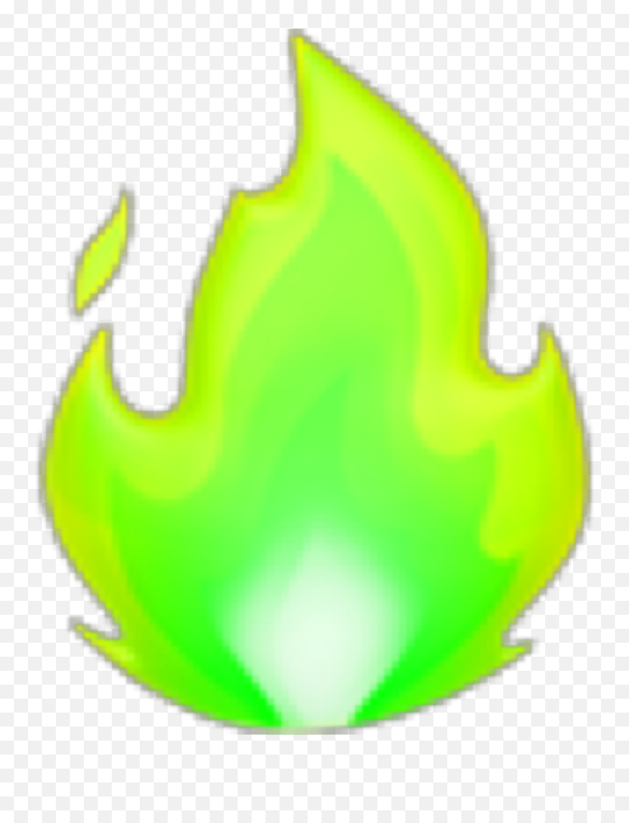 Fire Fuego Green Verde Emoji Sticker - Green Fire Emoji Png,Fire Emoji