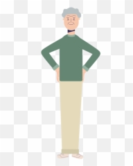 Old Lady Illustration Character Design - Costume Di Ghost Rider Emoji,Bruce Lee Emoticon