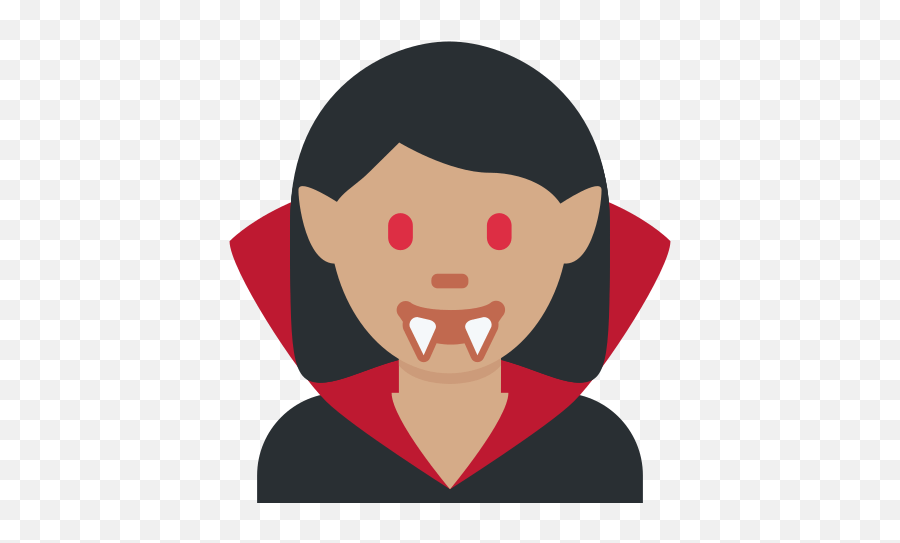 U200d Woman Vampire Emoji With Medium Skin Tone Meaning - Emoji Vampiro Blanco,How To Get Emoji For Note 3