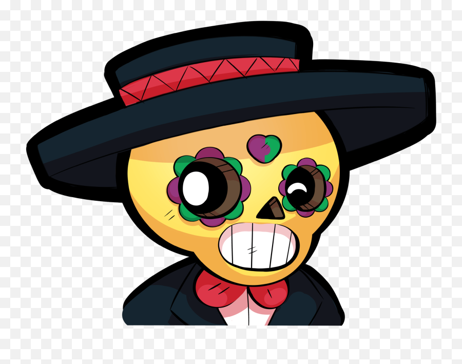 Brawlstars Brawlstar Brawl Star Sticker By George - Brawl Stars Poco Emoji,Iphone Emojis Top Hat