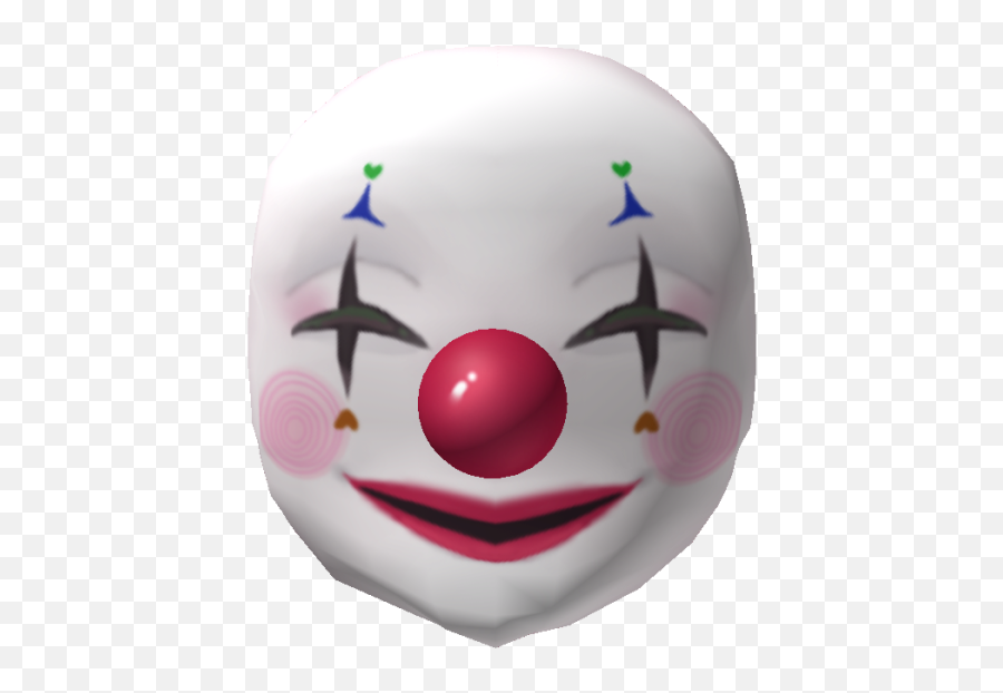 Clown Mask - Cute Clown Mask Emoji,Emoticon Masks
