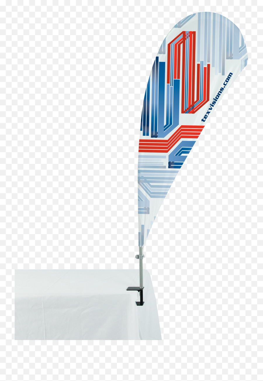 Feather Flag With Table Clamp - Paragliding Emoji,Dreidel Parrot Emoji