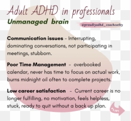 Unmanaged Adhd In Professionals U2014 Ready Set Choose Adult - Dot Emoji,Quit Playing With Emotions