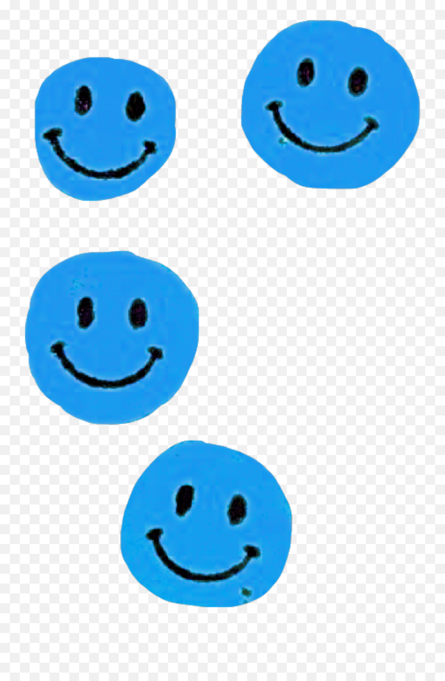 Blue Smile Sticker By Caris - Pontoon Bar Emoji,Blue Smiley Face Emoticon