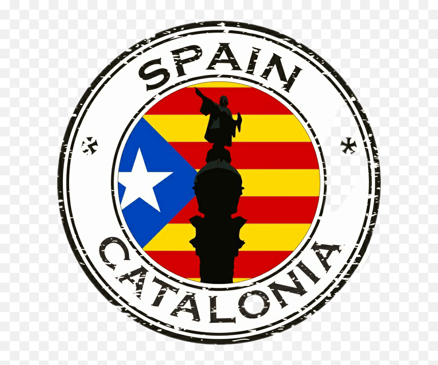 Ftestickers Catalonia Spain Sticker - Smkn 2 Purwokerto Emoji,Barcelona Flag Emoji