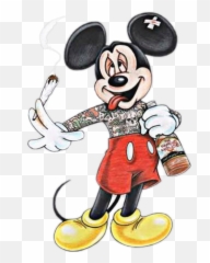 Drogado Sticker - Cartoon Characters With Tattoos Emoji,Emojis Drogados