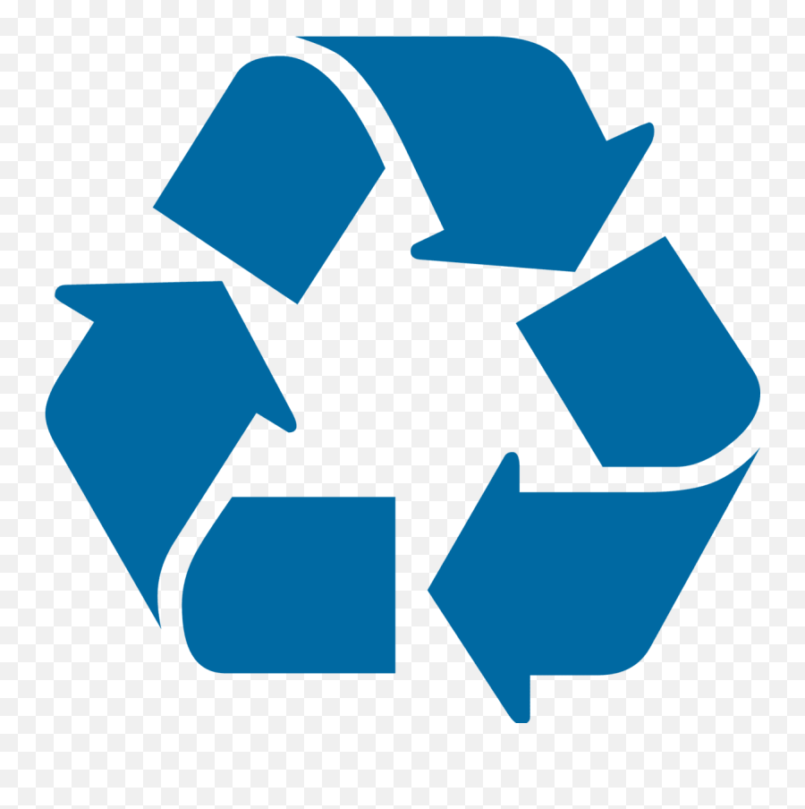 Recycle Bin Logo Png High - Recycle Bin Logo Emoji,Recycling Emojis With A Blue Background