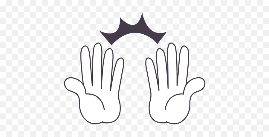 Gesture Editable Designs Emoji,Praise Hands Emoji Medium