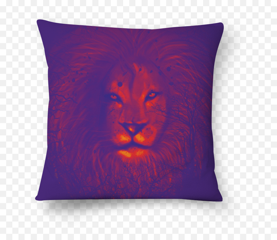 Almofada O Leão De Tatiana Gomes - Decorative Emoji,Lion Emoji Pillow