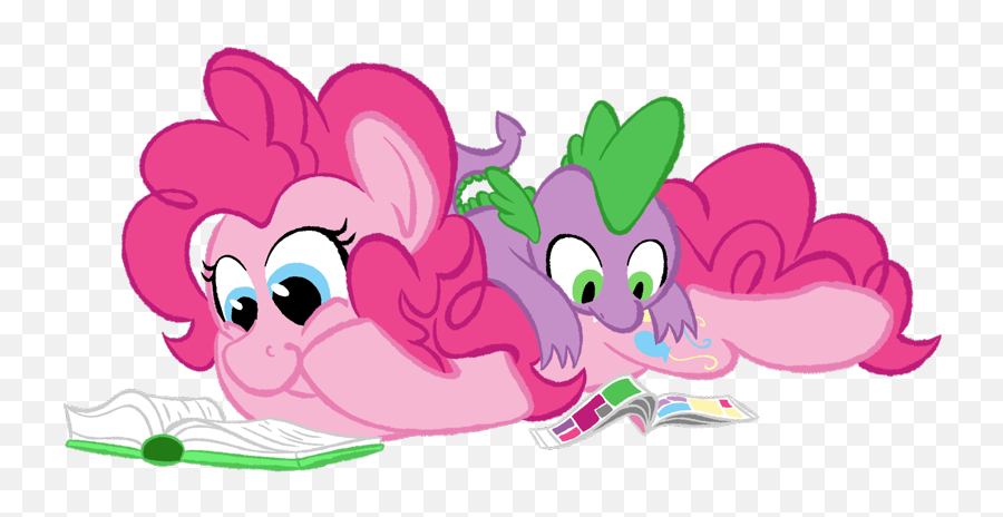 2385647 - Safe Artistskookz Pinkie Pie Spike Dragon Emoji,Comic Art Emotions