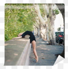 Young Beautiful Ballerina Dancing In Tevere Riverside In Rome Emoji,Emotions Poster Reverside For Preschool
