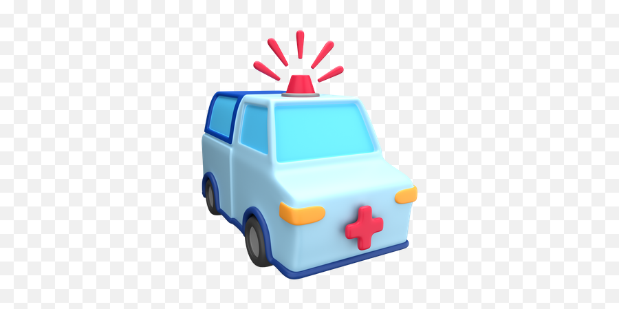 Premium Hospital 3d Illustration Pack From Healthcare Emoji,Van Emoji