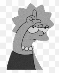 Aesthetic Sad Cartoon Aesthetic Simpsons Drawings - Novocomtop Lisa Simpson Aesthetic Png Emoji,Hunnid Emoji